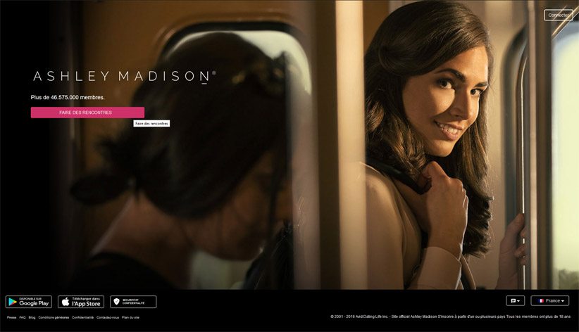 Le site adultère Ashley Madison fait peau neuve ...